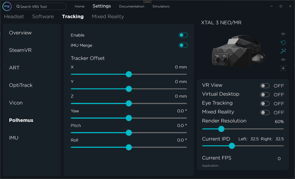 Polhemus | Vrgineers